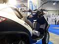 Piaggio MP3 Hybrid retrotreno allo Stand Motecheco a Roma