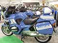 Moto delle Forze dell'ordine della Polizia esposte alla Fiera di Roma 2010