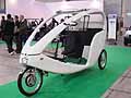 Emelcar Velox Risci elettrico bianco veicolo leggero alla Fiera di Roma 2010