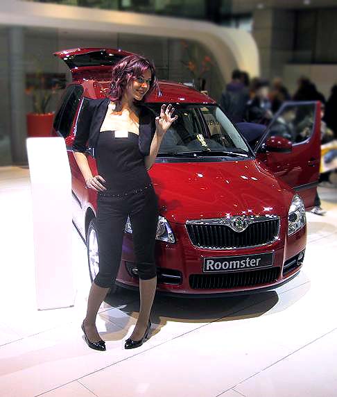 Motor Show Padiglione Skoda - Auto Skoda Roomster