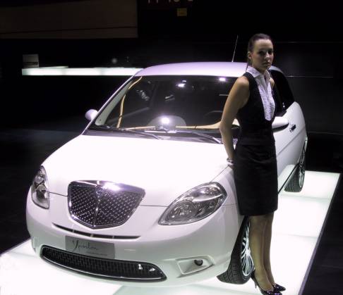Motor Show Padiglione Lancia - Auto Lancia Ypsilon
