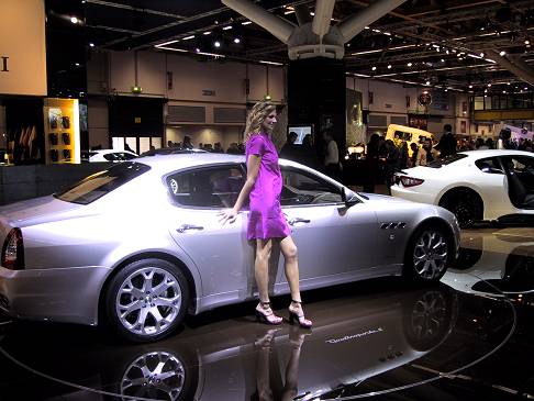 Motor Show Stand Maserati - Auto Maserati Quattroporte S