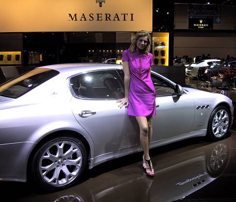 Motor Show Padiglione Maserati - Auto Maserati Quattroporte S