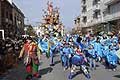 Ballo mascherato e carro allegorico I Viaggio di Gulliver al Carnevale di Putignano 2016