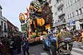 Carro allegorico Guerrireo Africano «Un solo Dio» al Carnevale di Putignano 2016