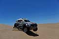 Dakar 2014 stage 9: la Mini di Stephan Peterhansel sulle dune sabbiose. Vincitore di tappa nelle cars