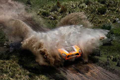 Rally Raid - Dakar 2014 1 stage Mini All4 Racing di Orlando Terranova giunto secondo