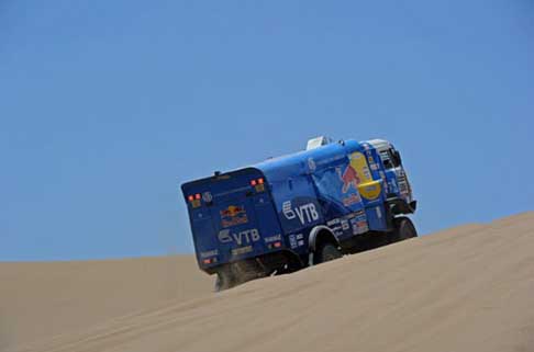 Dakar 2014 - Dakar 2014 stage 9: truck Kamaz del Driver Andrey Kargino vincitore della tappa