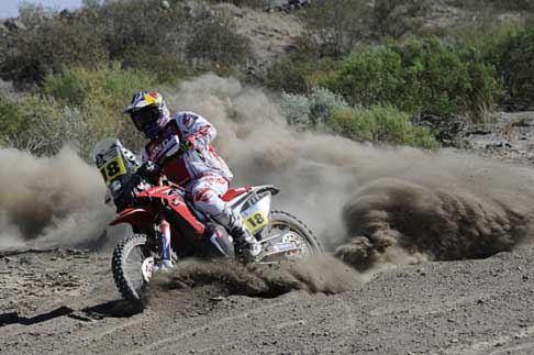 Dakar 2014 - Dakar 2014 stage 2 vince la tappa Sunderland su moto Honda