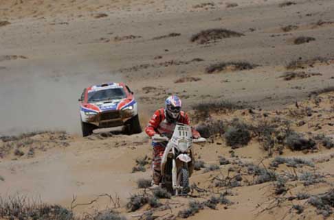 Dakar 2014 - dakar 2014 12^ tappa: biker Sylvain Esinasse