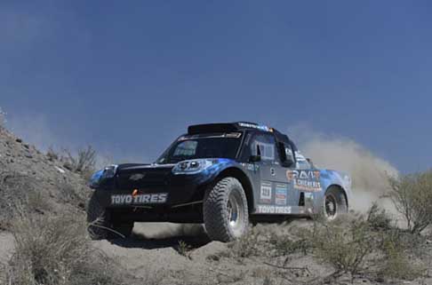 Dakar 2014 - Dakar 2014 2^ tappa car Chevrolet Jefferies driver Chicherit Guerlain e co-drive Winocq Alexandre