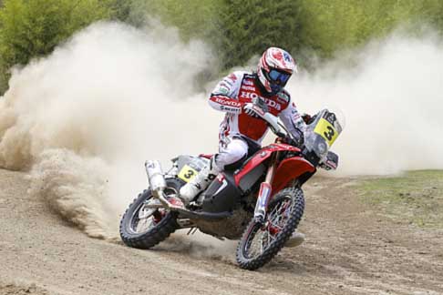 Rally Raid - Dakar 2014 1 stage Barreda su moto Honda vincitore prima tappa