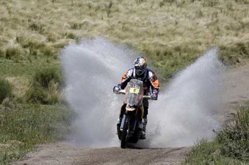 Dakar 2014 - Dakar 2014 Stage 1 la moto KTM del biker Faria Ruben