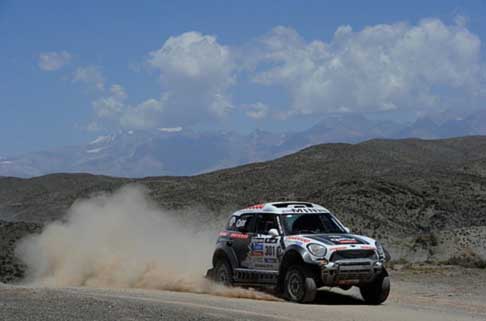 Dakar 2014 - Dakar 2014 stage 3 la Mini di Nasser Al-Attiyah terzo in classifica generale
