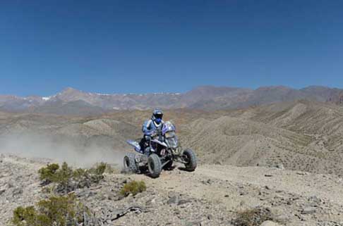 Dakar 2014 - Dakar 2014 stage 4 su Quad Yamaha Sergio Lafuente