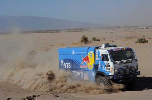 Dakar 2014 - Dakar 2014 stage 5 Truck Kamaz del driver Dmitry Sotnikkov vincitore di tappa