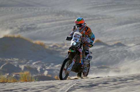 Dakar 2014 - Dakar 2014 stage 5 la honda della biker spagnola Sanz Laia