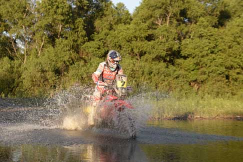 Dakar 2014 - Dakar 2014 stage 6 il biker Helder Rodrigues si Honda