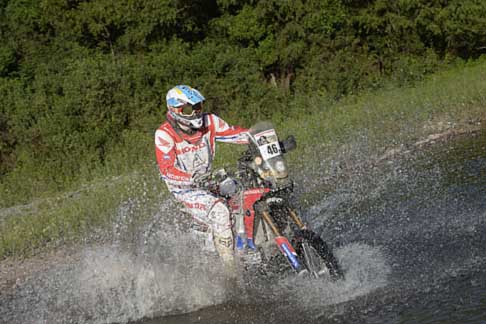 Dakar 2014 - Dakar 2014 stage 6 la moto Honda di Rodrigues