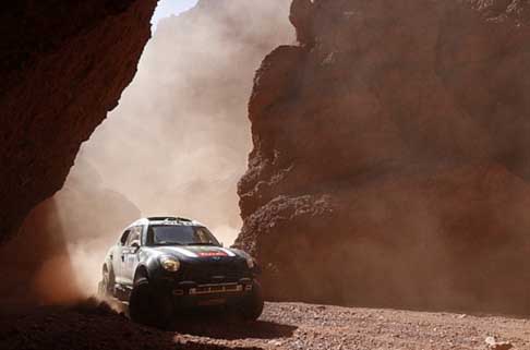 Dakar 2014 - Dakar 2014 stage 6 la Mini di Stephane Perthansel vinciotre della tappa