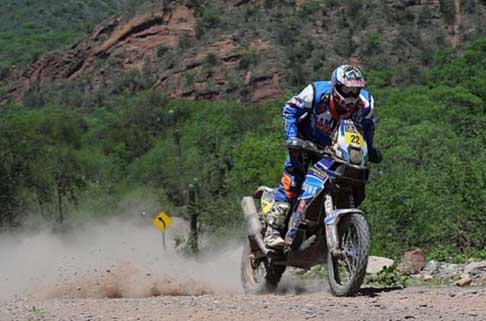 Dakar 2014 - Dakar 2014 stage 6 moto Sherco Duclos Alain vincitore della tappa