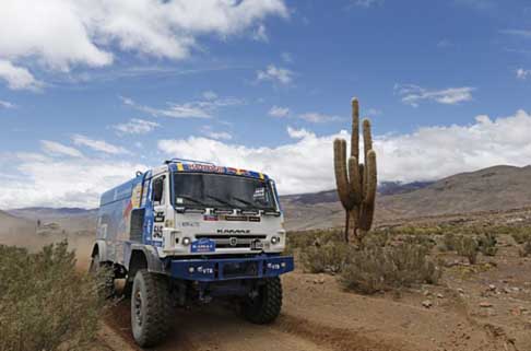 Dakar 2014 - Dakar 2014 stage 7 truck Kamaz driver russo Shibalov Anton