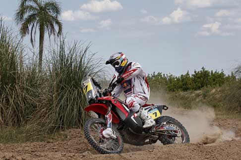 Dakar 2014 - Dakar 2014 stage 8: moto honda biker portoghese Rodrigues