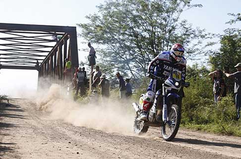 Buenos Aires - Villa Carlos Paz - Centauro italiano Botturi Alessandro su Yamaha in azione nella Dakar 2015