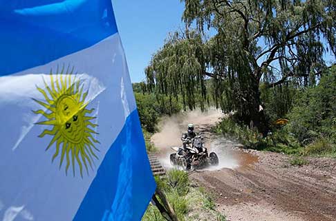 Rosario - Buenos Aires  - Litaliano Juan Carlos Carignani su Quad Yamaha giungendo sul traguardo in 4^ posizione nella 13^ tappa, e chiudendo in 13^ posizione nella classifica generale