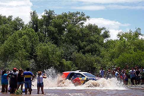 Termas de Rio Hondo - Rosario - DESPRES Cyril and PICARD gilles on Peugeot 2008 DKR action during the Dakar 2015