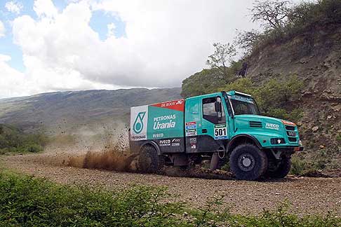 Termas de Rio Hondo - Rosario - De Rooy Gerard Iveco action during the Dakar 2015