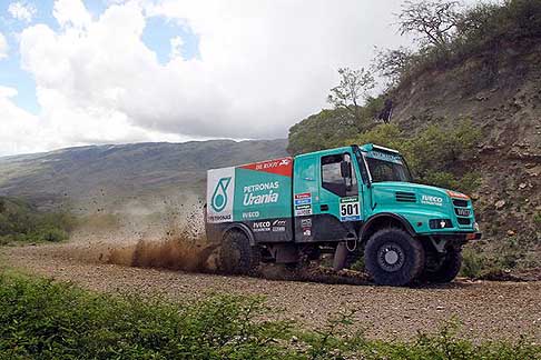 Termas de Rio Hondo - Rosario - De Rooy Gerard Iveco action during the Dakar 2015