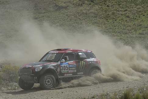 Villa Carlos Paz - San Juan - Dakar 2015: Orlando Terranova ha avuto problemi negli ultimi chilometri sul tracciato ed ha perso oltre 20 min per ritrovare il percorso, a causa di ci ha perso parecchio terreno giungendo solamente decimo nella 2^ tappa