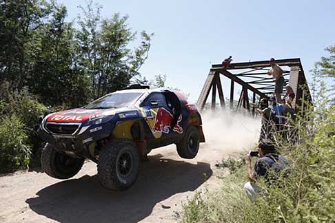 Buenos Aires - Villa Carlos Paz - Duo Peterhansel Stephane - Cottret Jean Paul on Peugeot action during the Dakar 2015 -1 stage