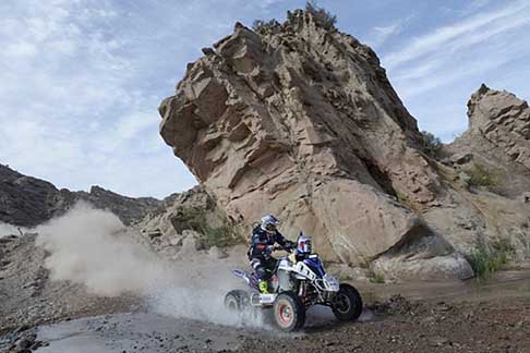 San Juan - Chilecito - Quad in azione nella 3^ tappa del Rallye Raid della Dakar 2015