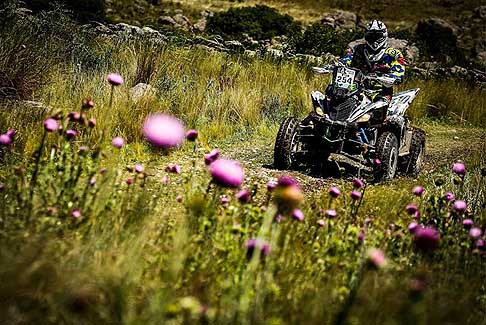 Dakar 2016 - 12 stage Quads Yamaha del giovane Driver argentino Jeremias Gonzalez Ferioli in gara alla Dakar 2016