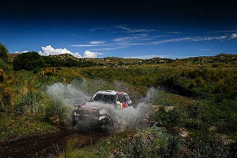 Dakar 2016 - 12 stage Auto la Mini All4 Racing del Principe del Qatar, Nasser Al Attiyah in gara alla Dakar 2016