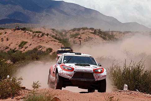 Dakar 2017 - 3^ Tappa - Dakar 2017 - 3^ prova equipaggio italiano Scandola Graziano e Fossa Giammarco in azione su Ford Raptor SVT T2