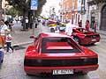 Raduno Ferrari a castellana gratte il giorno 13 Settembre