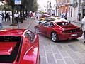 Raduno Ferrari a castellana gratte il giorno 13 Settembre