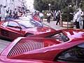 Raduno Ferrari a castellana gratte il giorno 13 Settembre