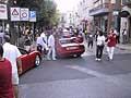 Raduno Ferrari a castellana gratte il giorno 13 Settembre