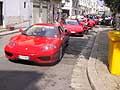 Raduno Ferrari a castellana gratte il giorno 13 Settembre