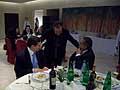 Serata di Gala a Pomezzia - seduti Ninny e Filippo sulla desta