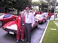 Partenza raduno Ferrari - Scalera Domenico con Peter Iurilli