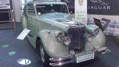 Jaguar - Auto storica Jaguar MK DH5 del 1950 alla FIera di Padova 2012