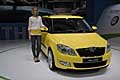 Skoda Fabia Combi e hostess al Salone di Ginevra 2010