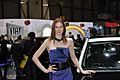 Stand Lancia e sexy girl italiana al Salone di Ginevra 2010
