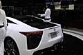 Lexus LFA Sportscar supercar detaglio posteriore al Salone di Ginevra 2010