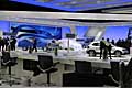 Atmosfere allestimento Stand Volkswagen al Palaexpo di Ginevra il Salone dell´Auto Svizzero